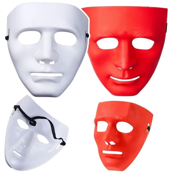Anonym maske på elastik MIX