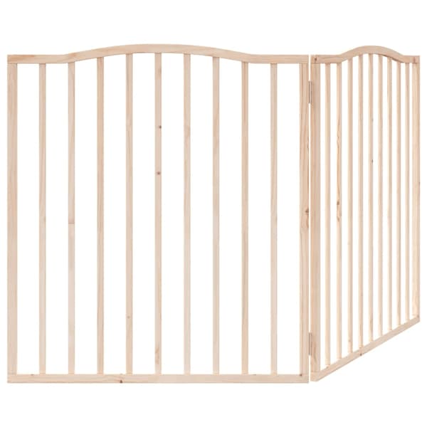 vidaXL foldbart sikkerhedsgitter til hunde, 2 paneler, 160 cm