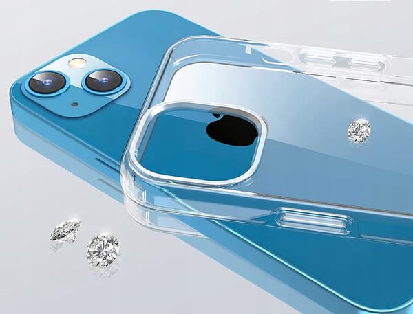 Etui til iPhone 13 | 14 Silikone Klar Etui Slim Back + 9H Glas
