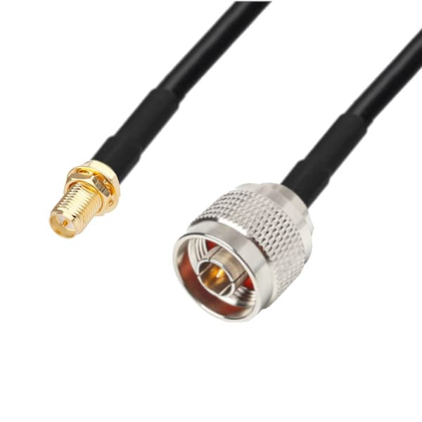 Antennekabel N-stik / SMA-RP-hunstik RF5 4m