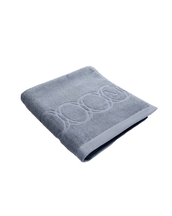 Monogrammi Opus-käsipyyhe 50x100cm harmaa / Officine Monogram
