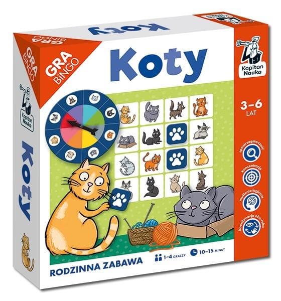 Kaptajn Videnskab. Katte. Bingospil