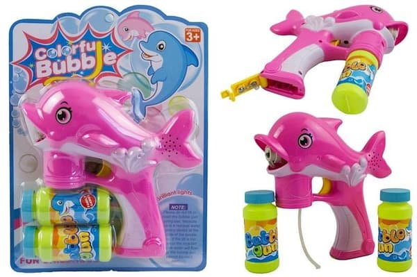 Bubbelblåsande delfin