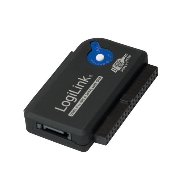 USB 3.0 SATA IDE til HDD 2,5” 3,5” CD DVD Adapter LogiLink OTB Connection