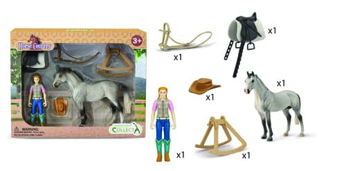 Collecta. Harrastajajokki ja tarvikkeet laatikossa