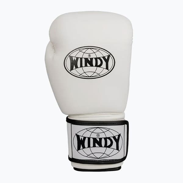 Windy Classic boksehandsker i kunstlæder, hvide, 10 oz