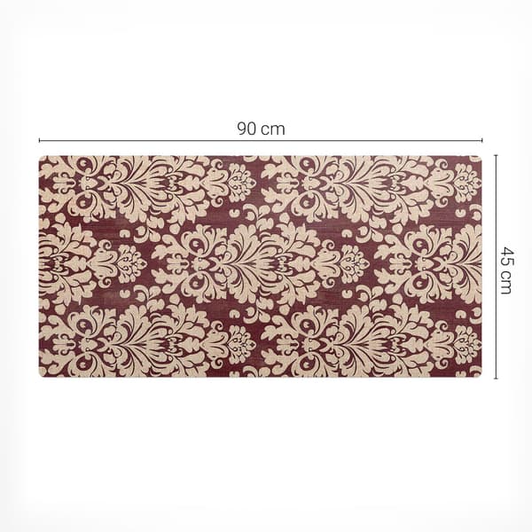 Skrivebordunderlag til grafiske designere klassisk ornament 90x45 cm