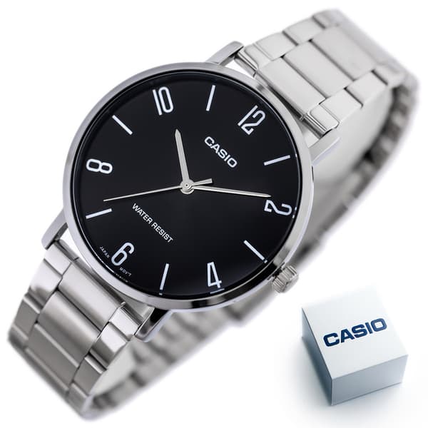 Herrklocka CASIO MTP-VT01D-1B2 (zd165i) + Låda