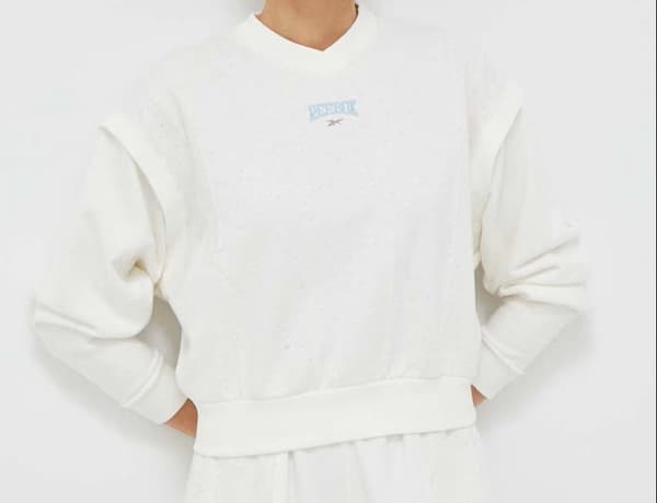 REEBOK - DAM CL VARSITY CREW SWEATSHIRT HT7856 M