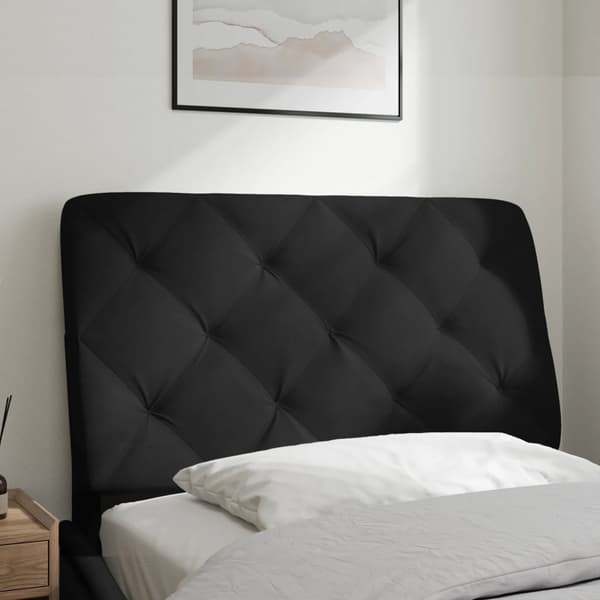 vidaXL hovedgærdehynde, sort, 80 cm, fløjl