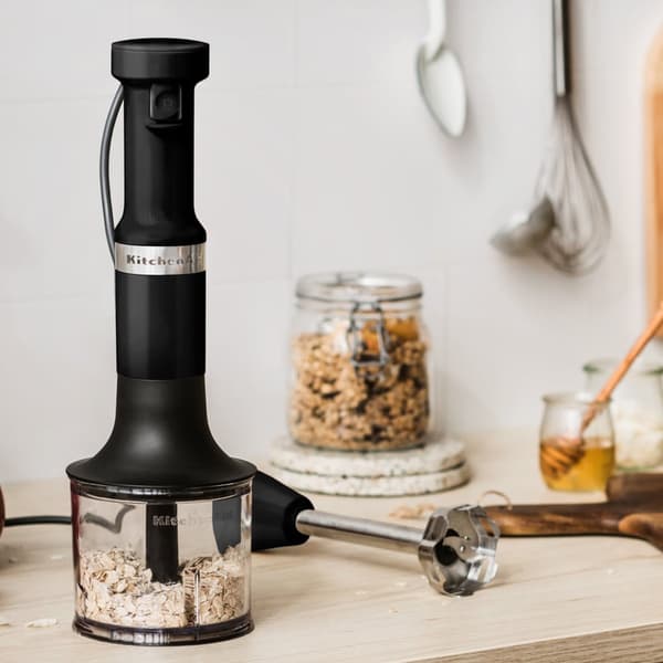 Stavblender med tilbehør 5KHBV83 KitchenAid Farve: Matsort