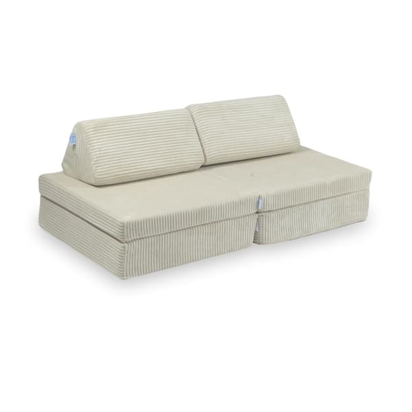 Montessori Comfort Corduroy Beige Mini Leksoffa