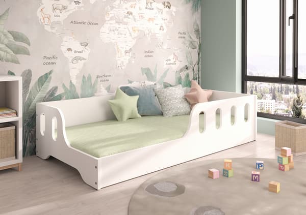 Montessori COCO børneseng 140x70 hvid