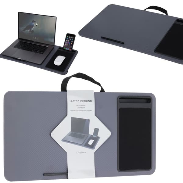 Sidobord med laptopfack