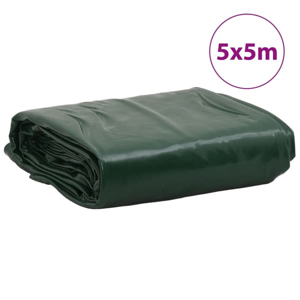 vidaXL Pressu, vihreä, 5x5 m, 600 g/m²