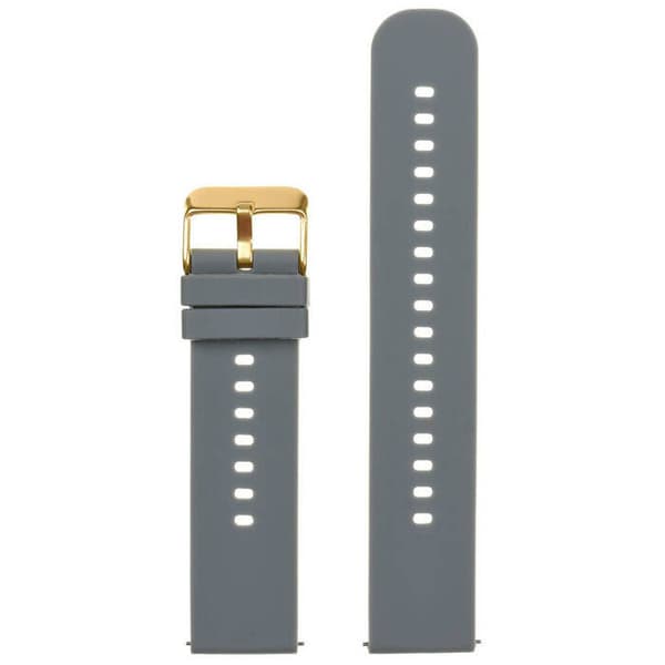 Gummirem til U27 - mørkegrå/guld - 18mm