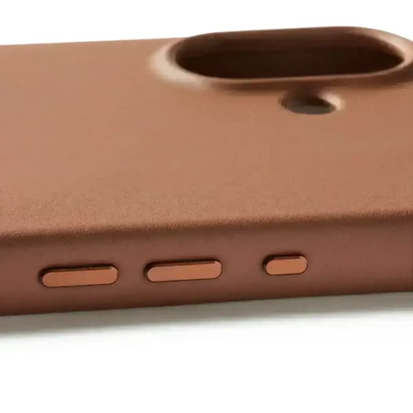 Mujjo - Heltäckande läderfodral för iPhone 17 / Air / Pro / Pro Max - Läderfodral för iPhone iPhone 17 Pro Max / Basalt