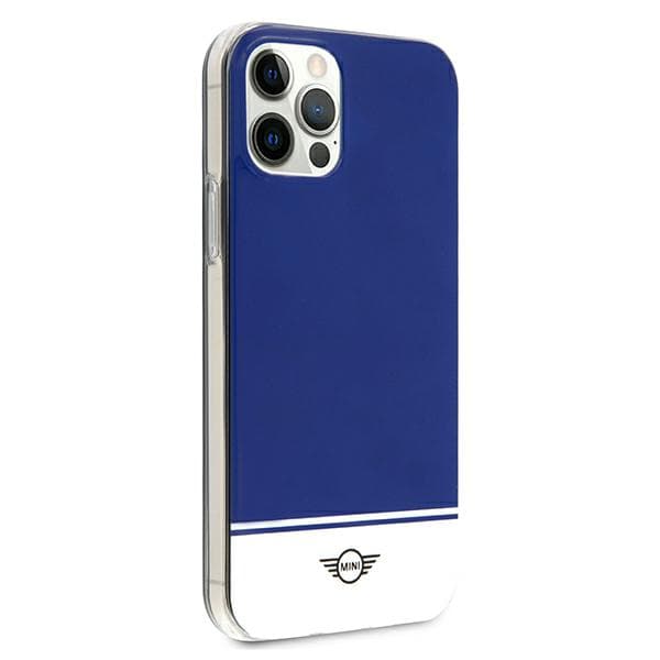 Mini Stripe Collection-skal till iPhone 12 Pro Max, marinblå