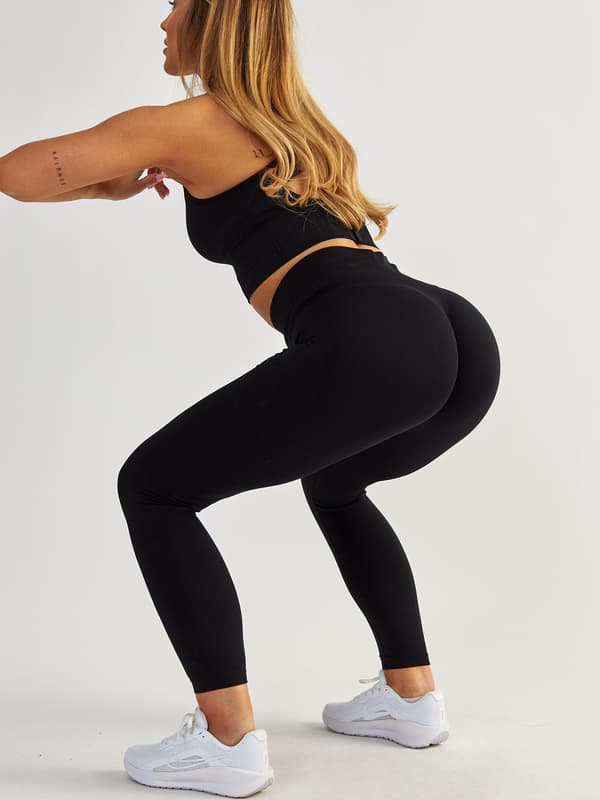 Svarta Shaping Leggings - Body Boost S
