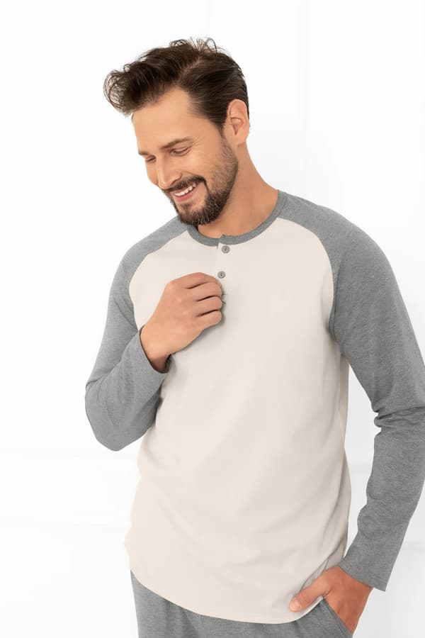 Aleksander herrpyjamas långärmad, långbyxor L