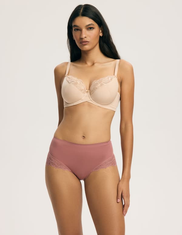 Pansy Esotiq trosor 2-pack | rosa, beige M
