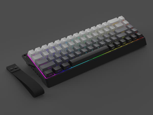 RGB Mekaaninen Pelinäppäimistö 60% Trigger K68 Tri Mode Gradient