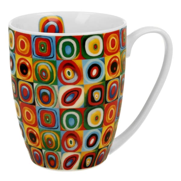 Klassiska Kandinsky-rutor med mugg