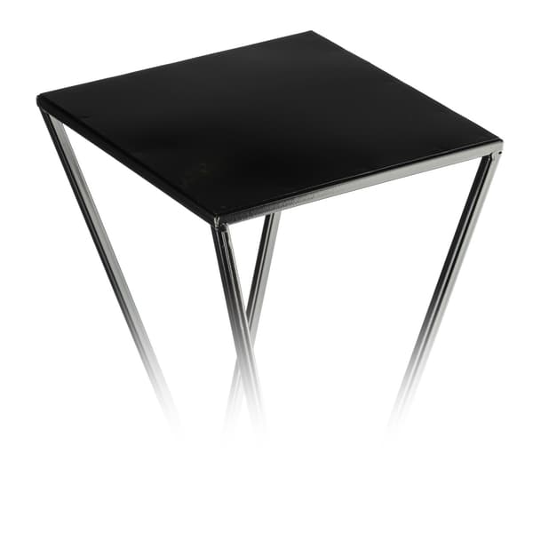 Moderni LOFT musta kukkateline 40 cm