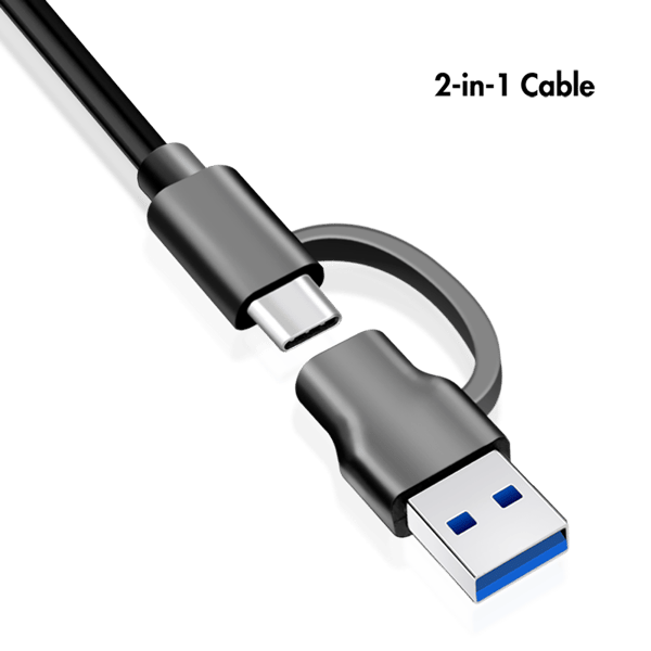 USB 3.2 Gen1 Hub 4xUSB-switchar - LogiLink - Snabb överföring, kompakt