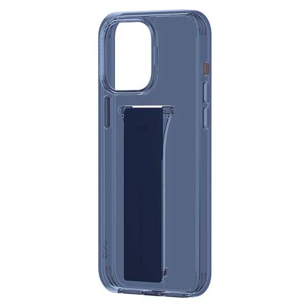 UNIQ Heldro Mount-etui med stativ til iPhone 15 Pro, blå