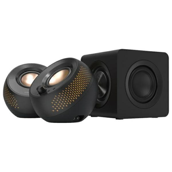 Creative Pebble X Plus 2.1 Datorhögtalare med Subwoofer, Svart