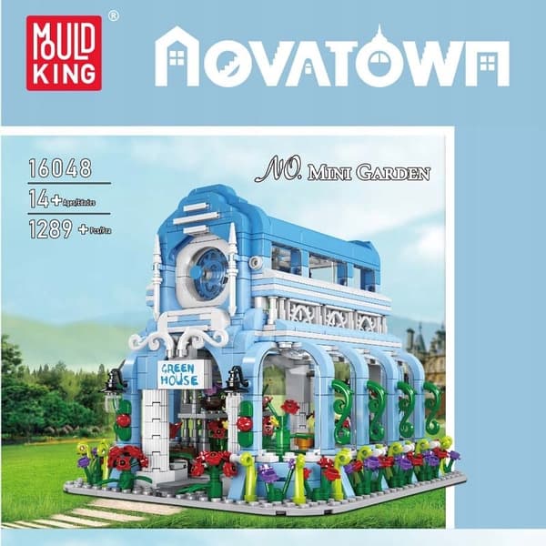 Botanisk trädgård LED - Mould King 1289 st Technic Blocks