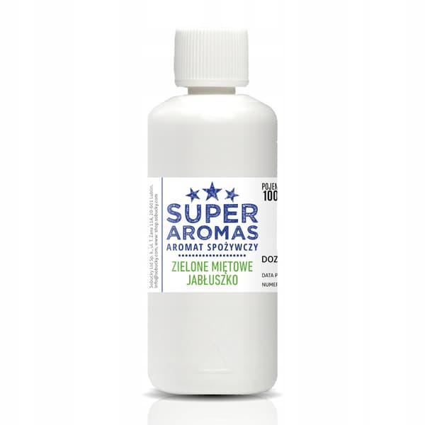 Superaromaer Grøn Mint Æblesmag 100