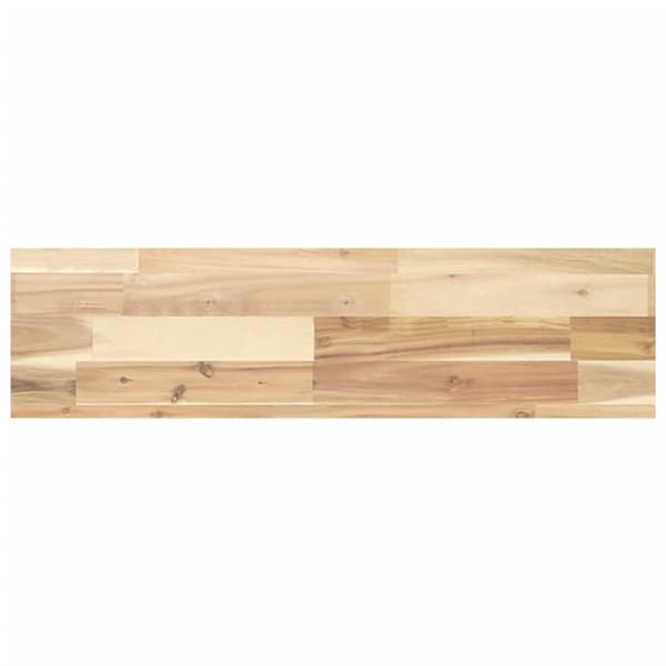 vidaXL bordplade 100x20x4 cm rektangulær massiv akacietræ