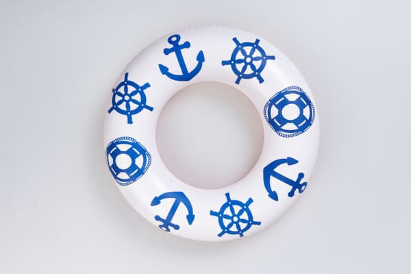 Ilmatäytteinen rengas 45 cm ankkuri