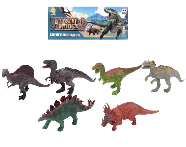 Dinosaurer 6 stk.