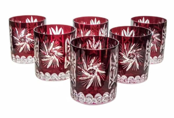 Ruby Crystal Whiskyglas 280 ml Oliven Grinder