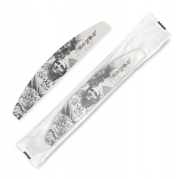 Aba Group SÄKER FÖRPACKNING HALFMOON nagelfil 180/240 Small Line, SLIM 100 st