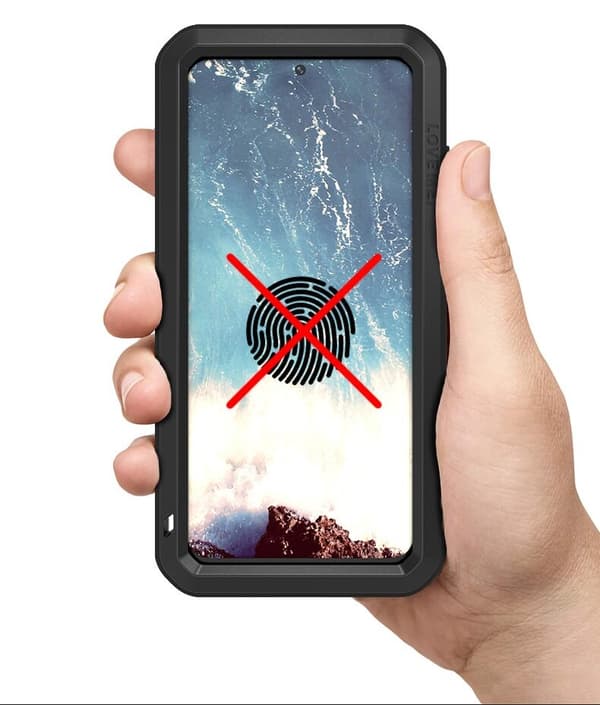 Love Mei Powerful Defender-cover til Samsung Galaxy S20 Plus, sort