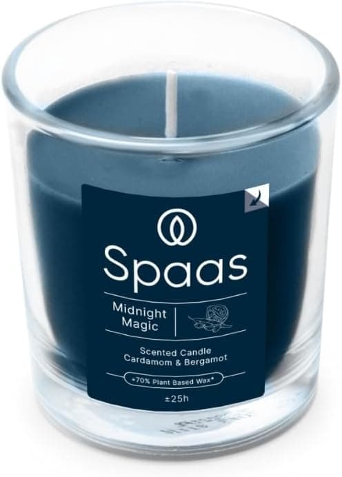 Spaas 25h Duftlys, Midnight Magic, Blå