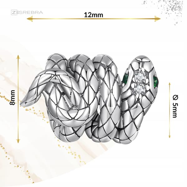 Berlocker ORM orm BOA silver pr 925 pärla hänge silverpärlor S925