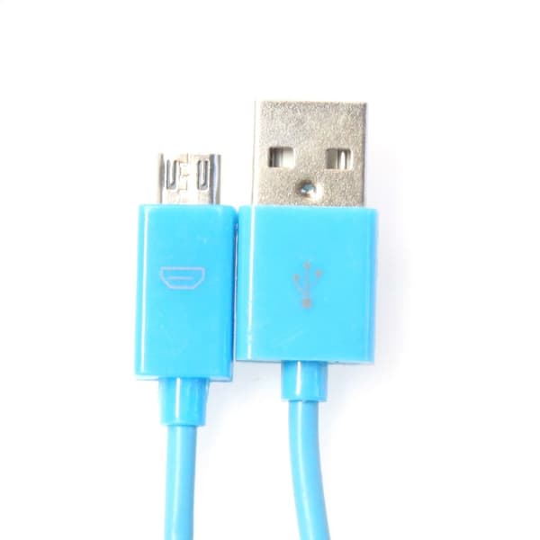 OMEGA BAJA MICRO USB - USB -KAAPELI 2A 1M SININEN [44340]
