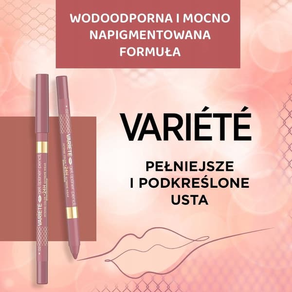 Eveline Cosmetics Variete læbeblyant nr. 09 - dyb brun