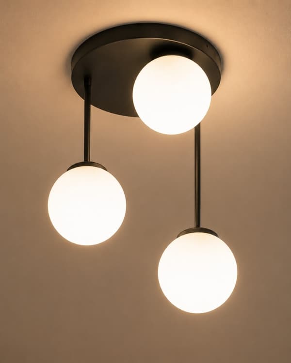 Kattovalaisin 3xE27 MONDI BLACK