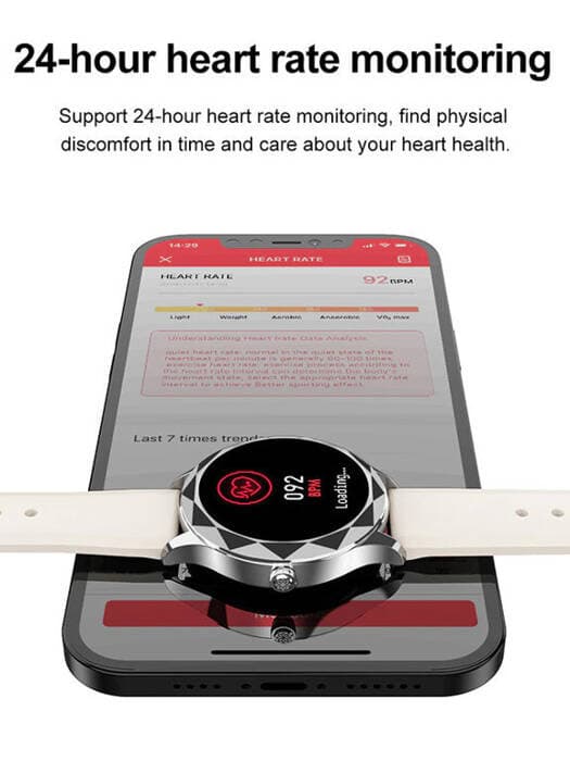 Smartwatch dame Pacific 27-4 - blodtryksmåler (sy022d)