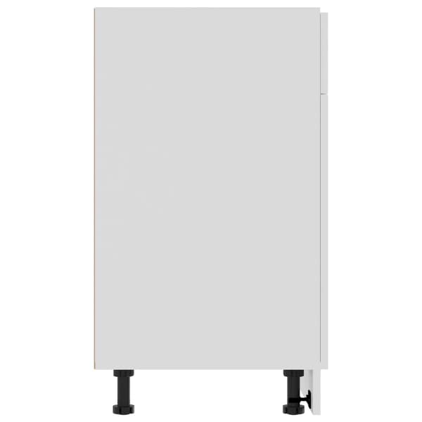 vidaXL skuffeskab hvid 80x46x81,5 cm spånplade