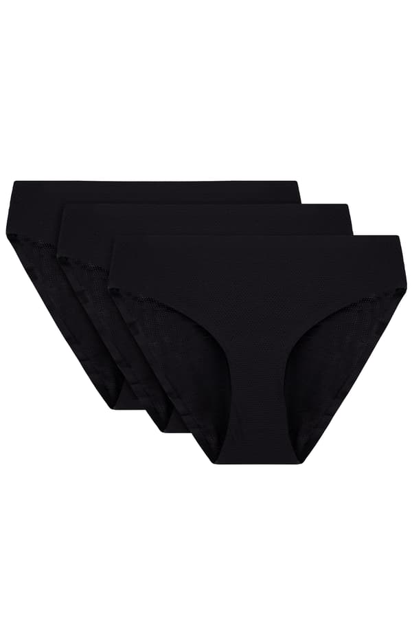 Vivisence 4011 3-pak sorte trusser