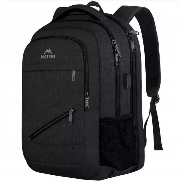 Matein 1035 BLK 17" Laptop Rygsæk Sort