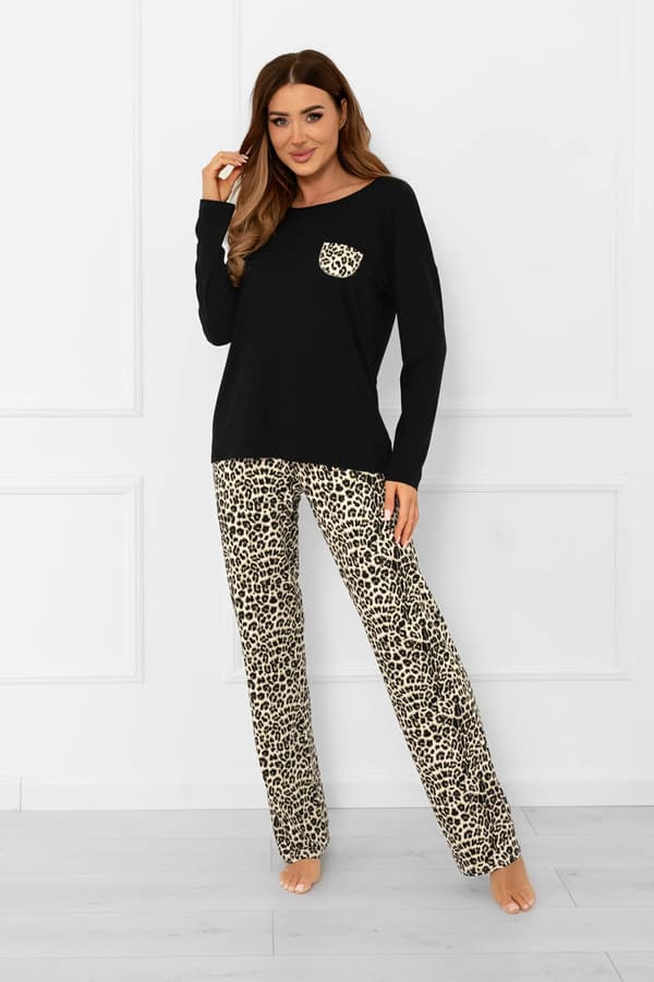 Dampyjamas långärmad, långbyxor Kenia S