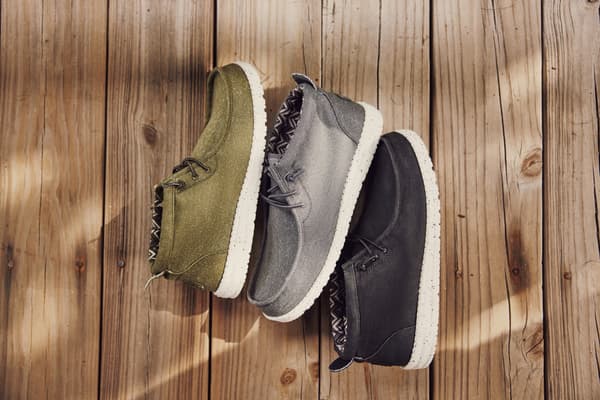 HEYDUDE WALLY MID CANVAS 40701 |47| GRÅ